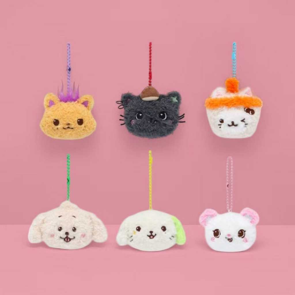 [PO] NCT Wish Head Plush Doll Keychain