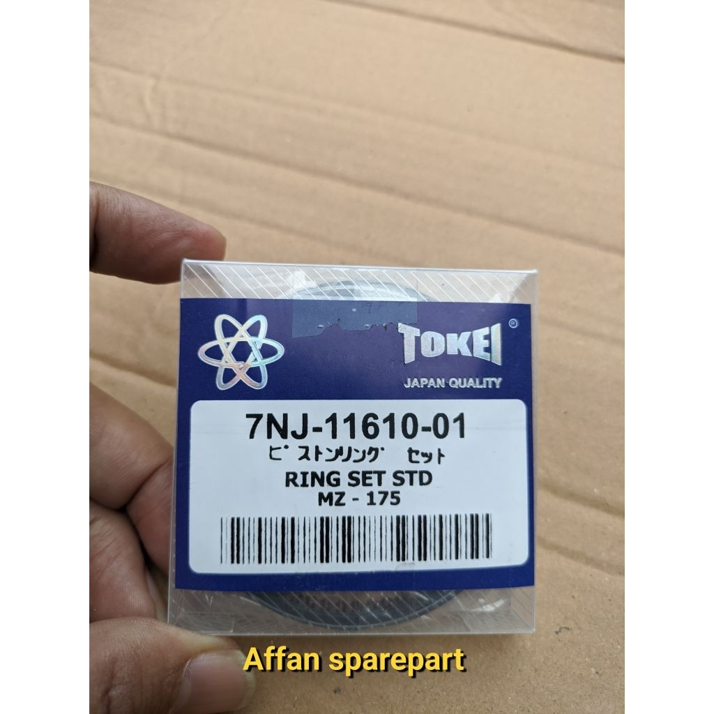 MZ 175 RING PISTON RING SEHER MESIN PENGGERAK YAMAHA & GENSET EF 2600 / MZ 175 ASLI TOKEI