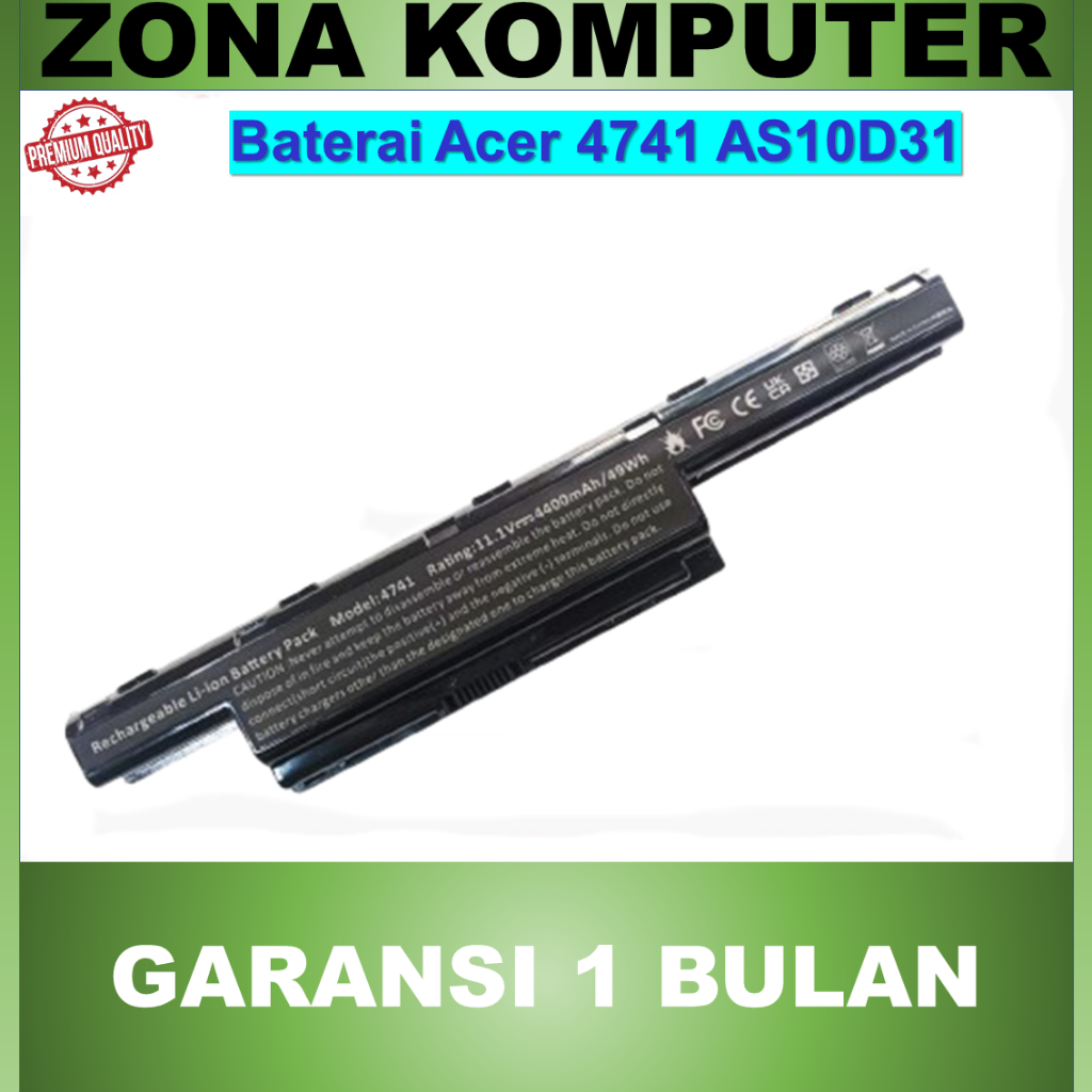 Baterai Acer Aspire 4739 4741 4743 4349 4743 4750 4253
