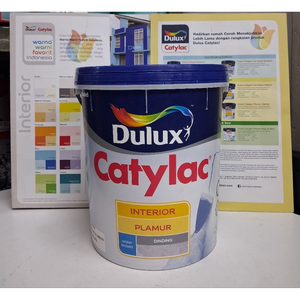 DEMPUL INSTAN/DEMPUL TEMBOK/PLAMIR TEMBOK/DULUX PLAMUR 5 KG