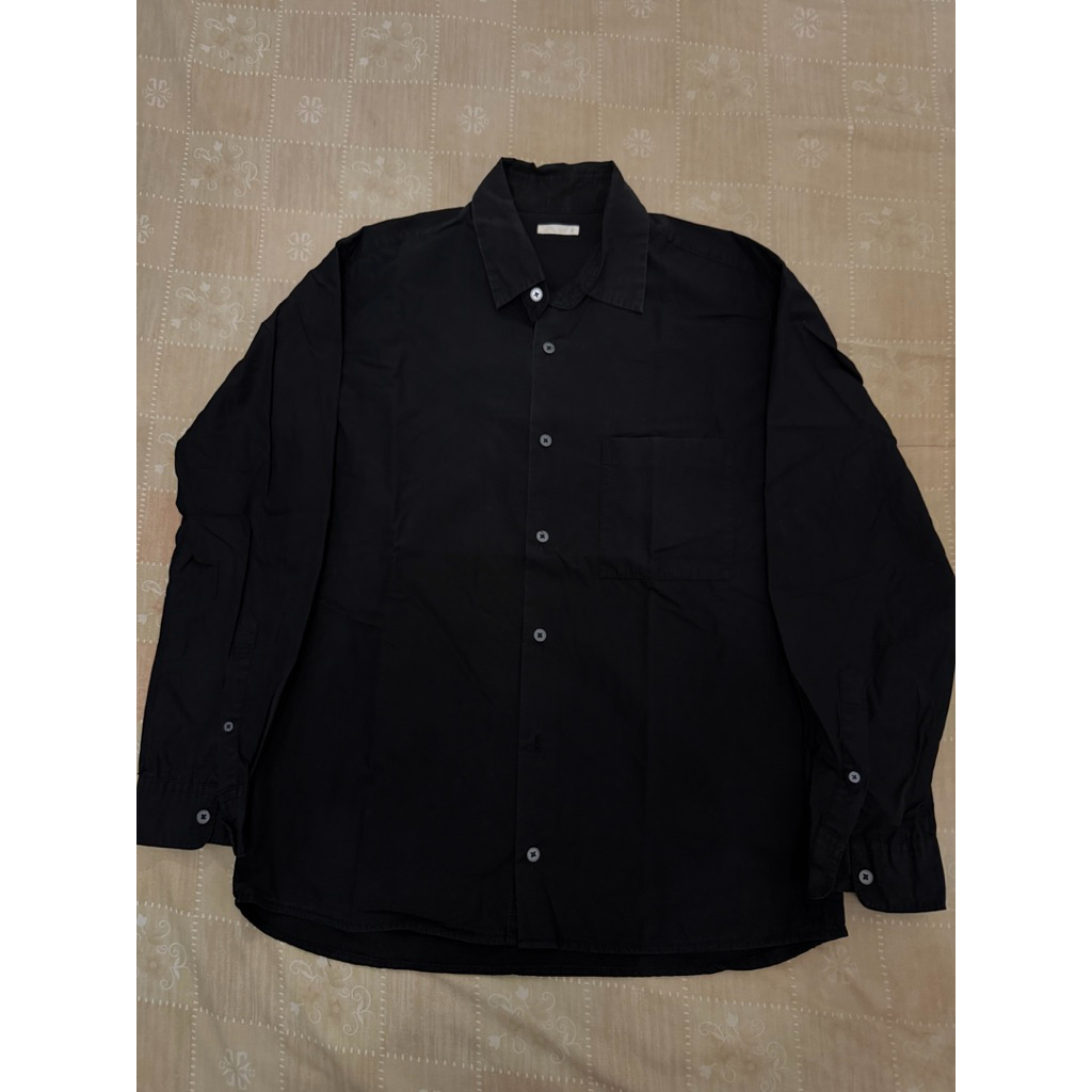Kemeja GU (Uniqlo) Black