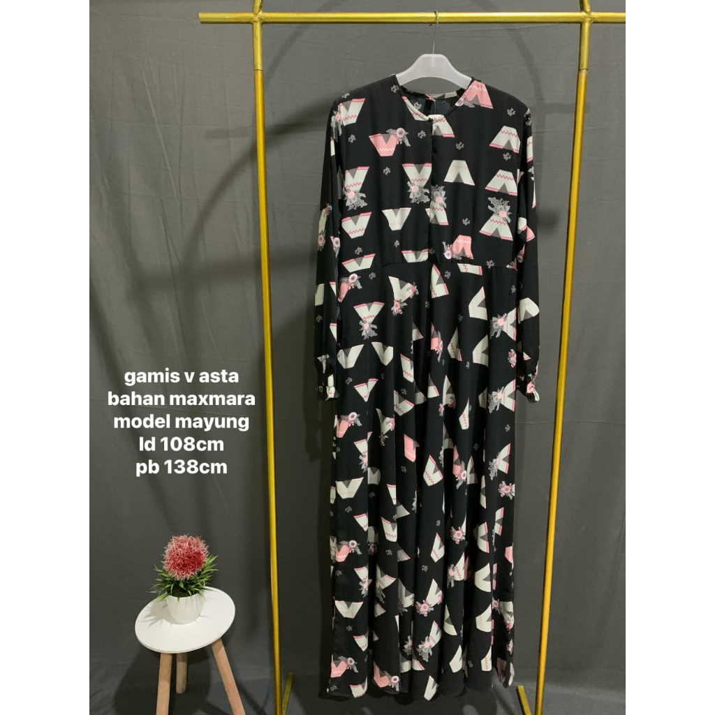 GAMIS V ASTA HITAM