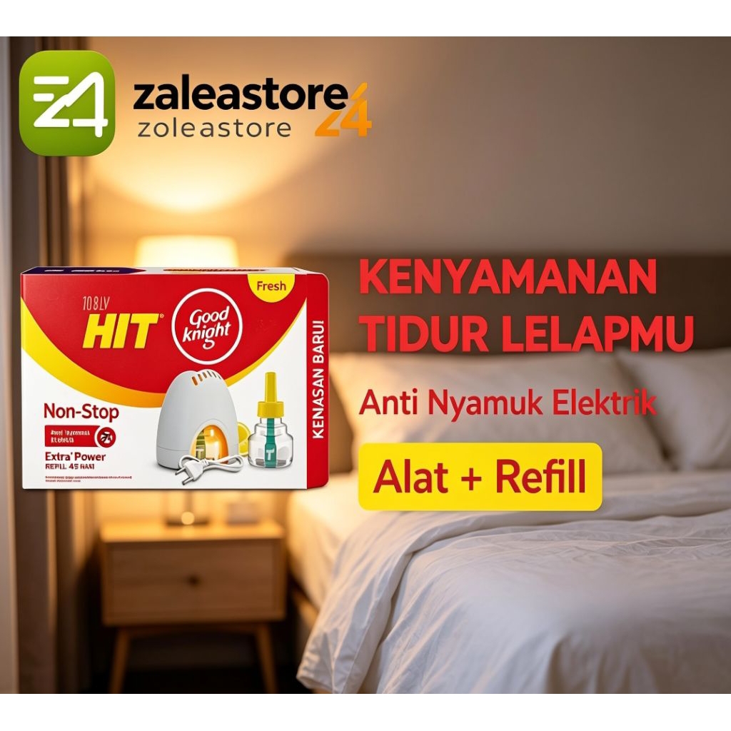 Hit Kabel Non Stop Obat Nyamuk Electric Set Alat Dan Reffil