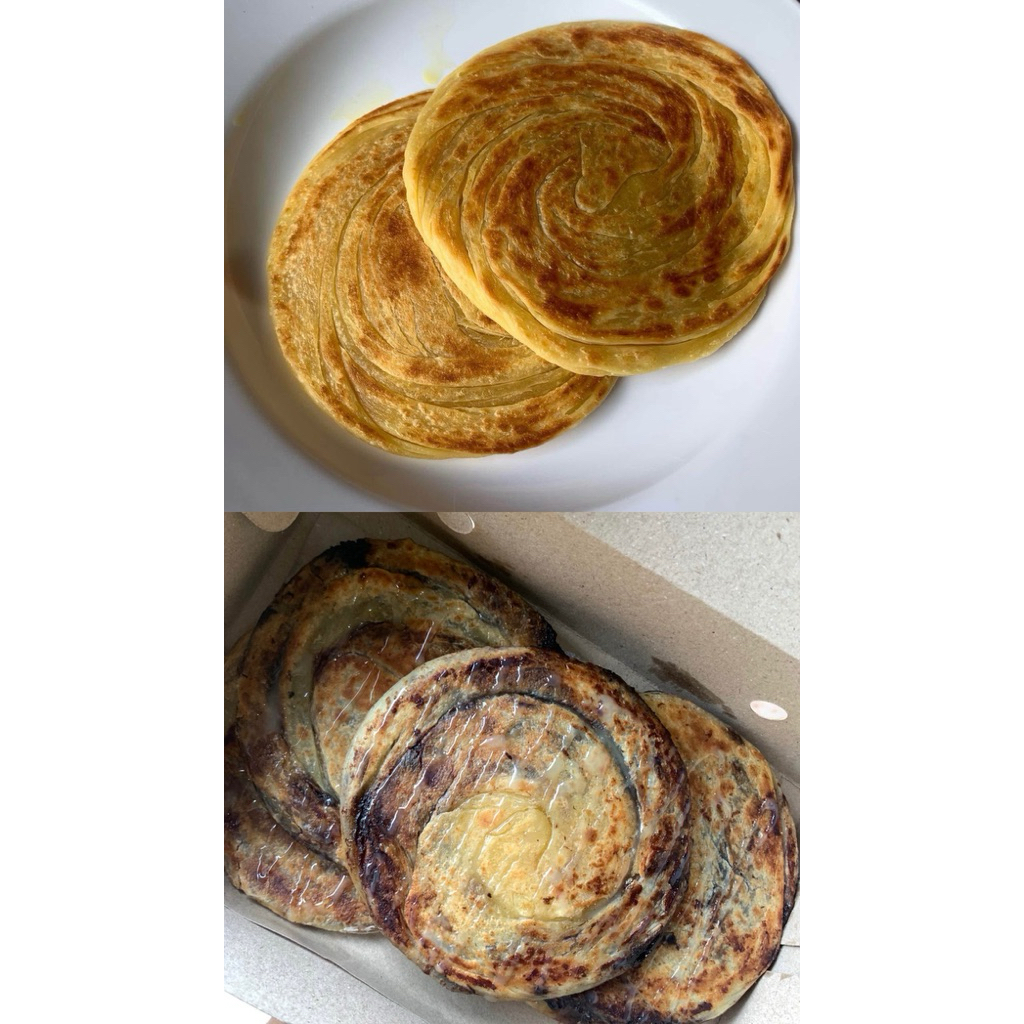 Roti Maryam / Roti Canai Harka Coklat dan Ori Besar Isi 5 450gr home made