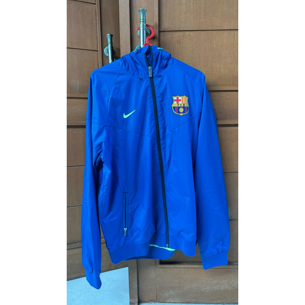 jaket nike original pria biru