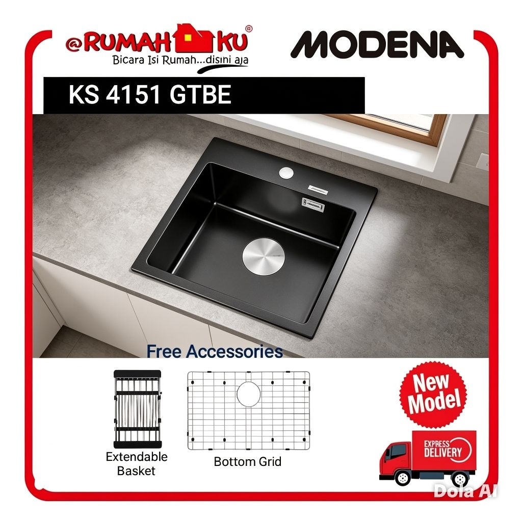 MODENA SINK KS 4151 GTBE Granite/KS4151GTBE