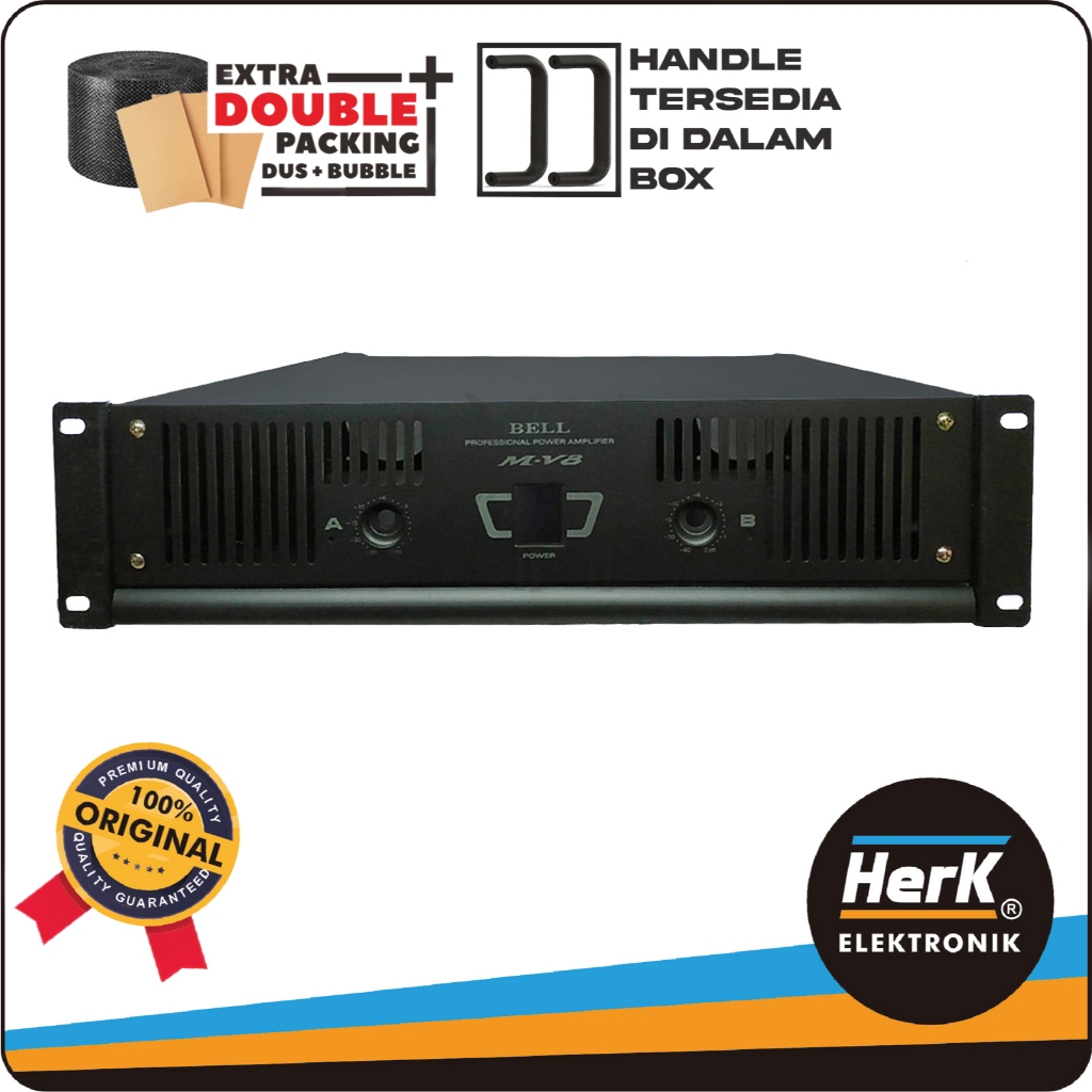 BOX POWER AMPLIFIER BELL MV8 3U - BOX AUDIO MV 8