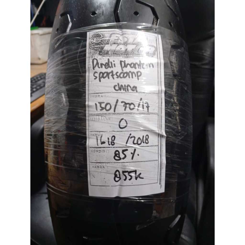 BAN COPOTAN PIRELLI PHANTOM SPORT RING 17 UKURAN 150 70 17 KODE1618