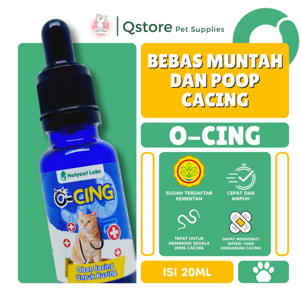 Holycatlabs obat cacing ocing untuk kucing cacingan kitten dewasa ampuh