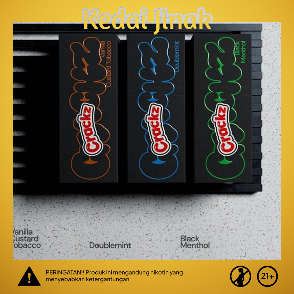 CRACKZ SALT CLASSIC 30MG 30ML SALTNIC 100% AUTHENTIC