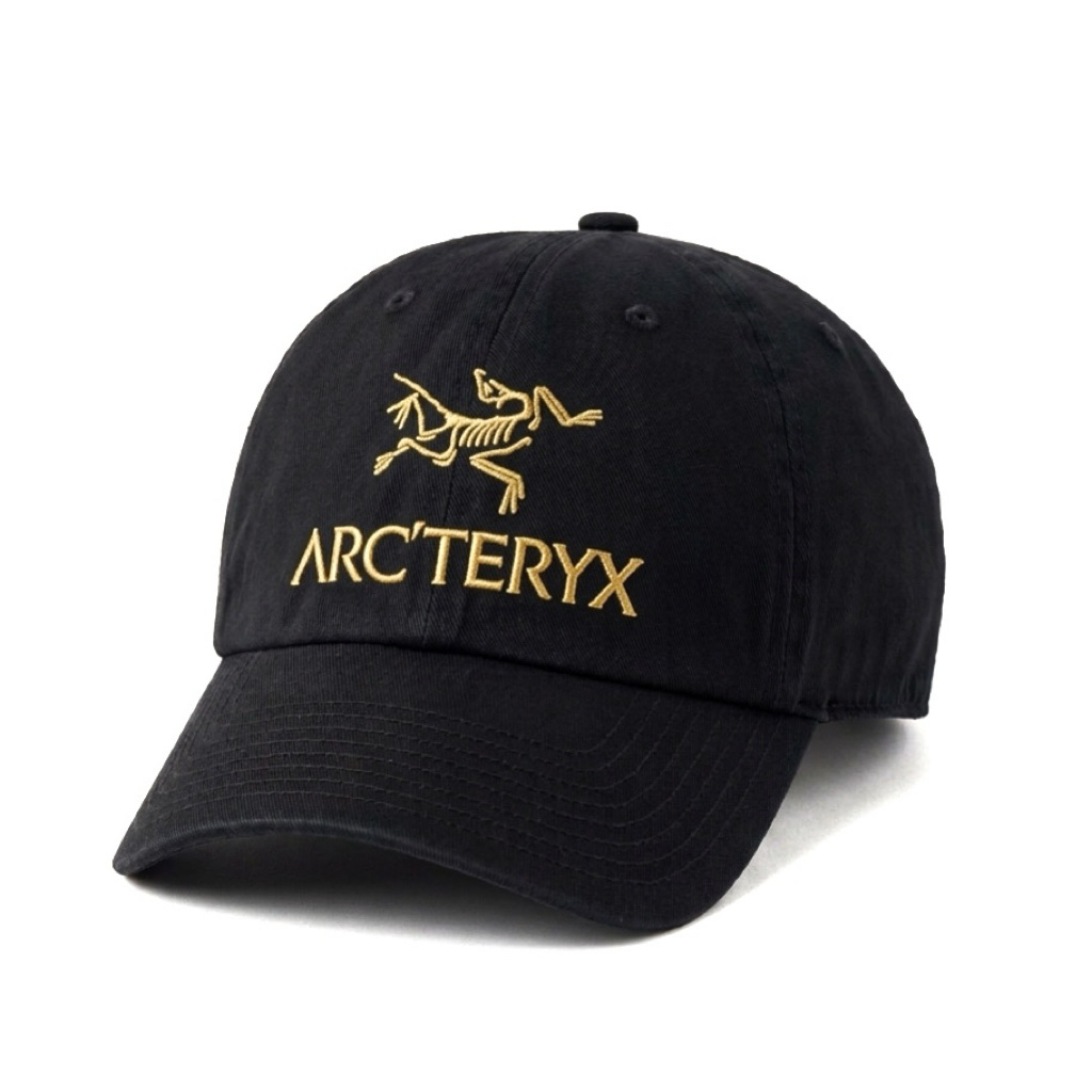 ARTERYX - Cap Black Yellow / Cotton Twill / Belakang Kulit / Mirror 1:1