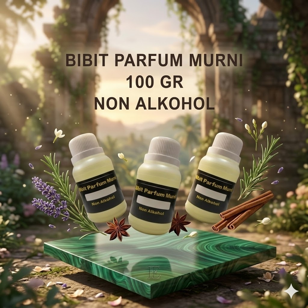 (100 GR) BIBIT PARFUM MURNI GRADE (B) NON ALKOHOL
