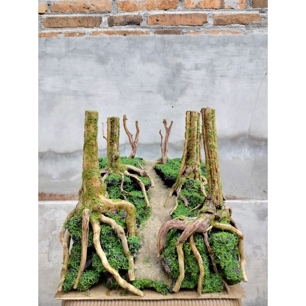 Aquascape hutan/hardscape jungle/aquascape jungle/aquascape sintetis