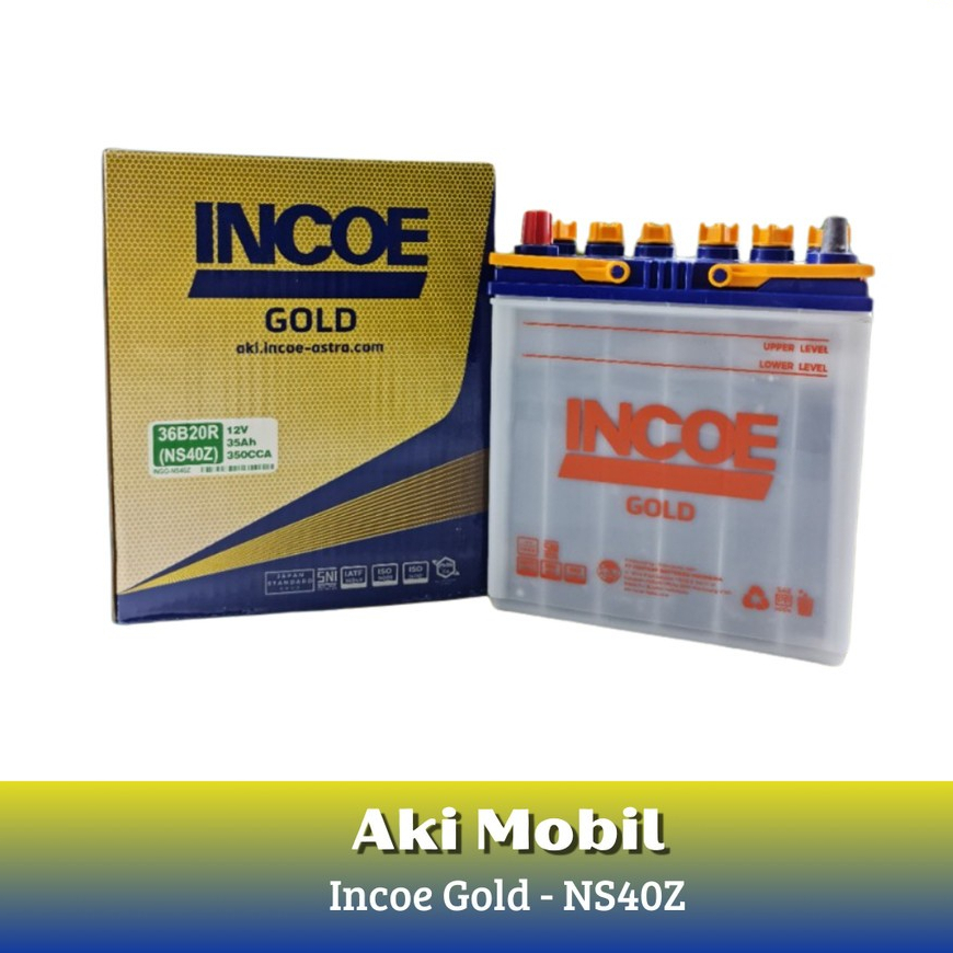 AKI INCOE NS40Z ( R / L ) 35 AMPER JAMINAN 100% ORIGINAL INCOE GOLD