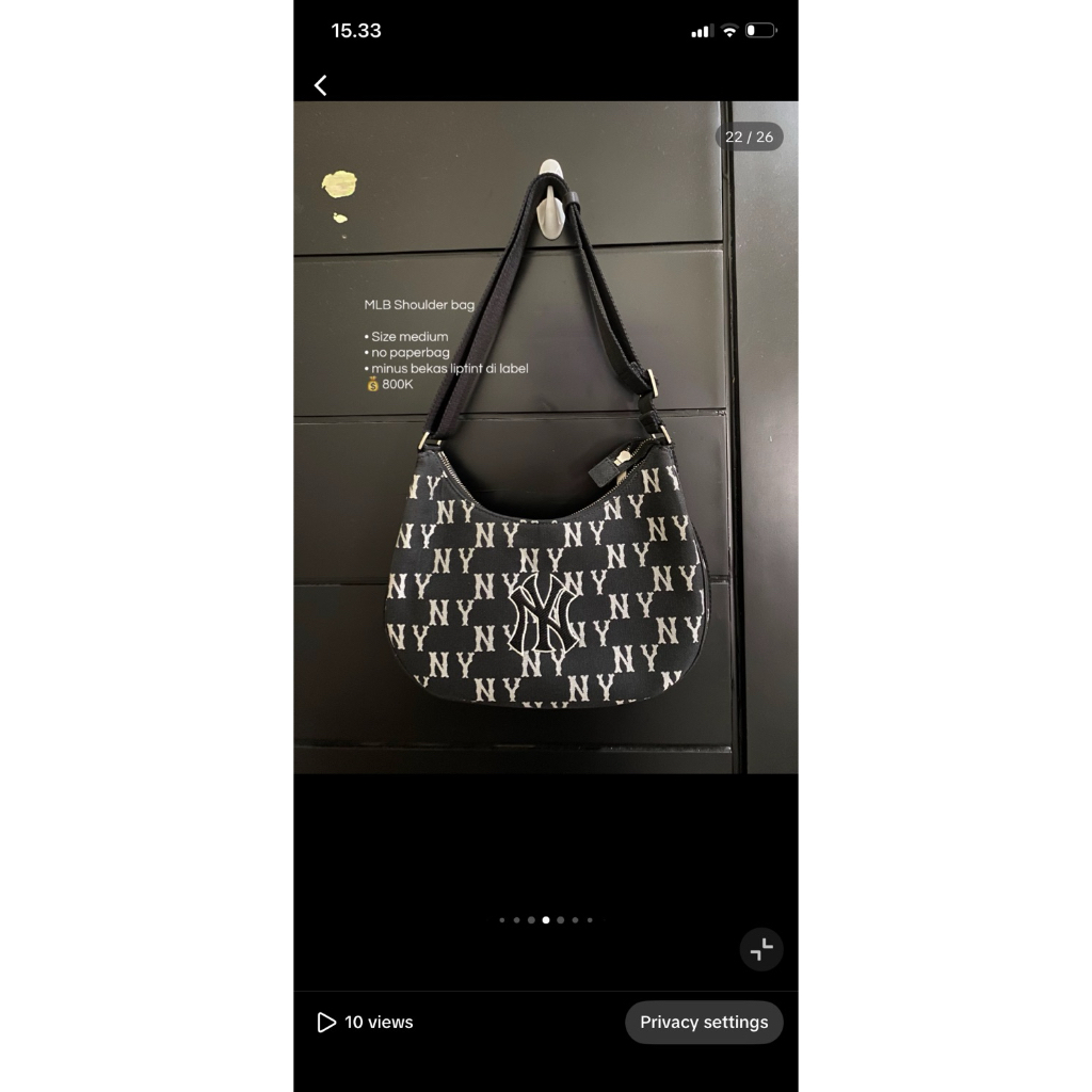 mlb bag (preloved)
