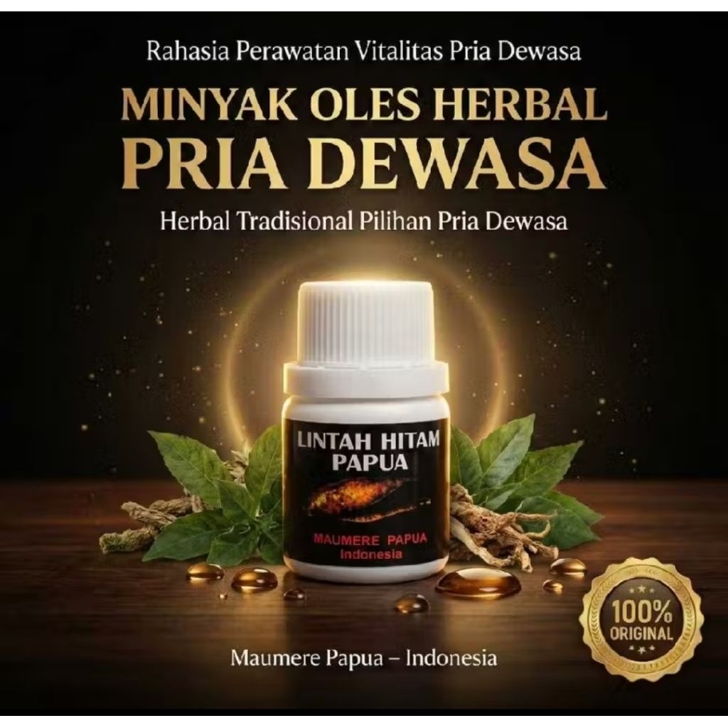 obat pembesar herbal tradisional obat tahan lama permanen minyak lintah asli 100% original