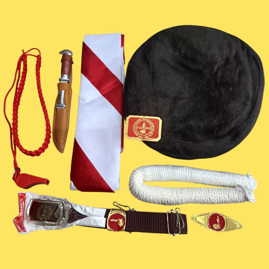ATRIBUT SET LENGKAP PRAMUKA SD