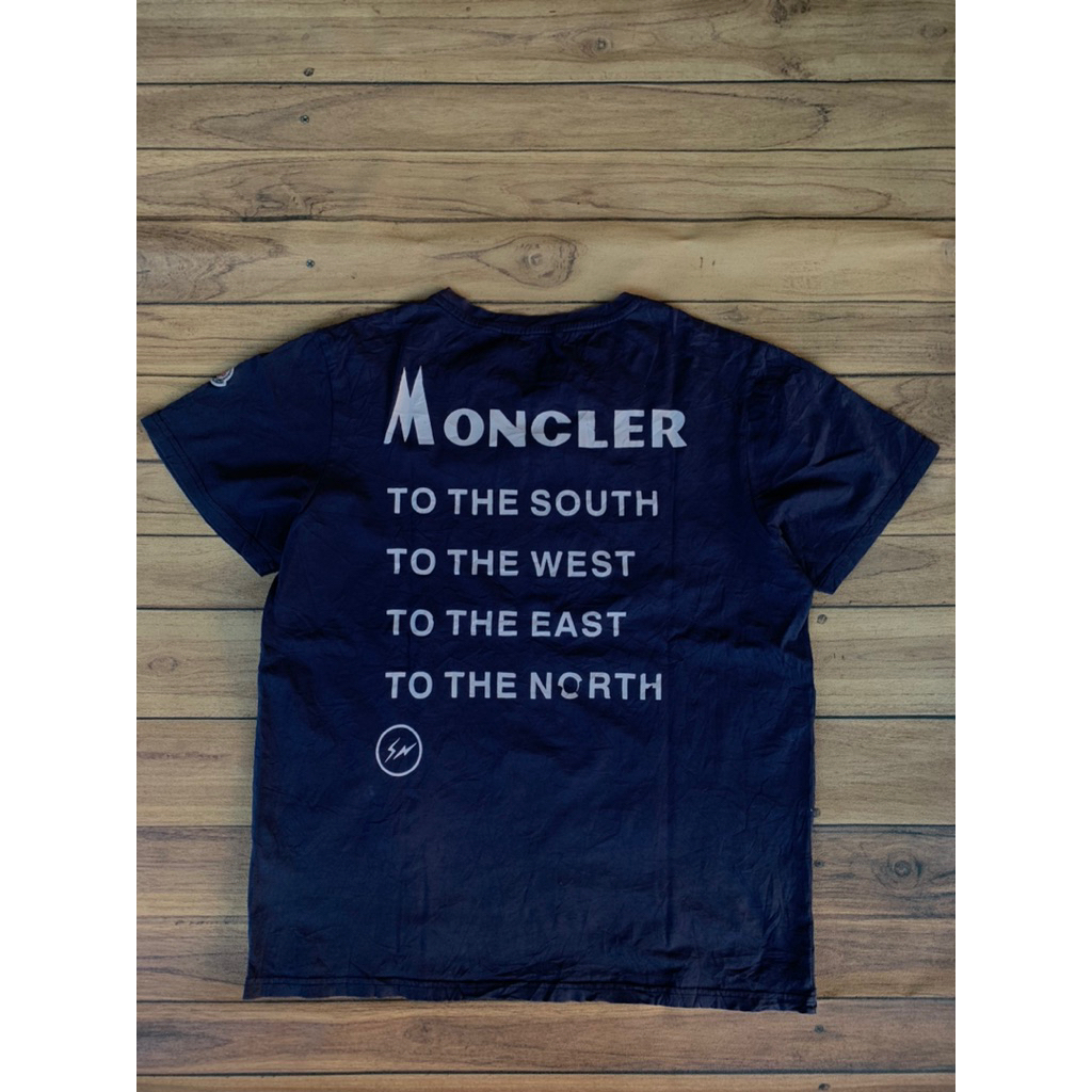 Moncler x fragment tee shirt