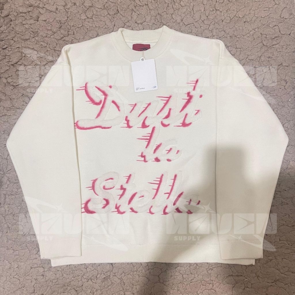 [100% ORIGINAL] DLS DUST LA STELLA X AHADI BINTANG KNIT LONG SLEEVE BRUSH RED