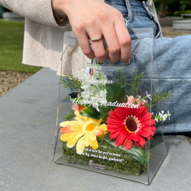 ACRYLIC FLOWER BAG