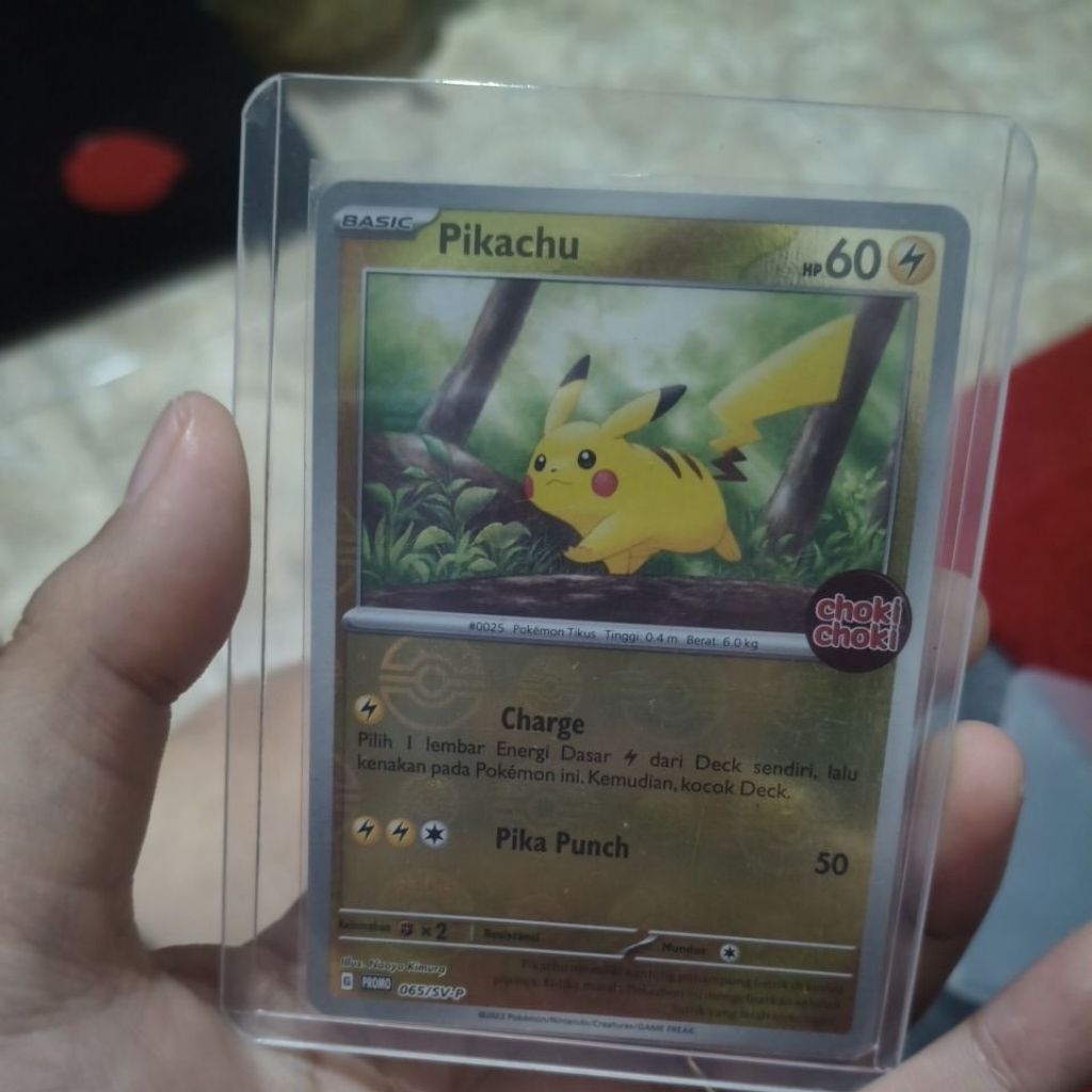 Kartu Pokemon Promo Choki-Choki holo original