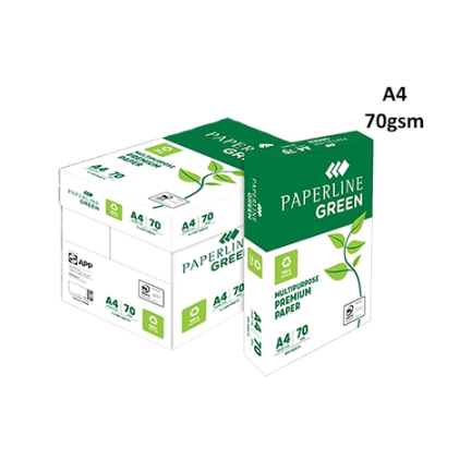 kertas hvs paperline green 70 A4/rim