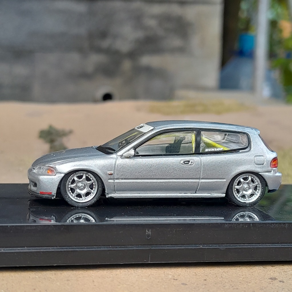 miniatur honda civic eg estilo tarmac custom junk rosok minus