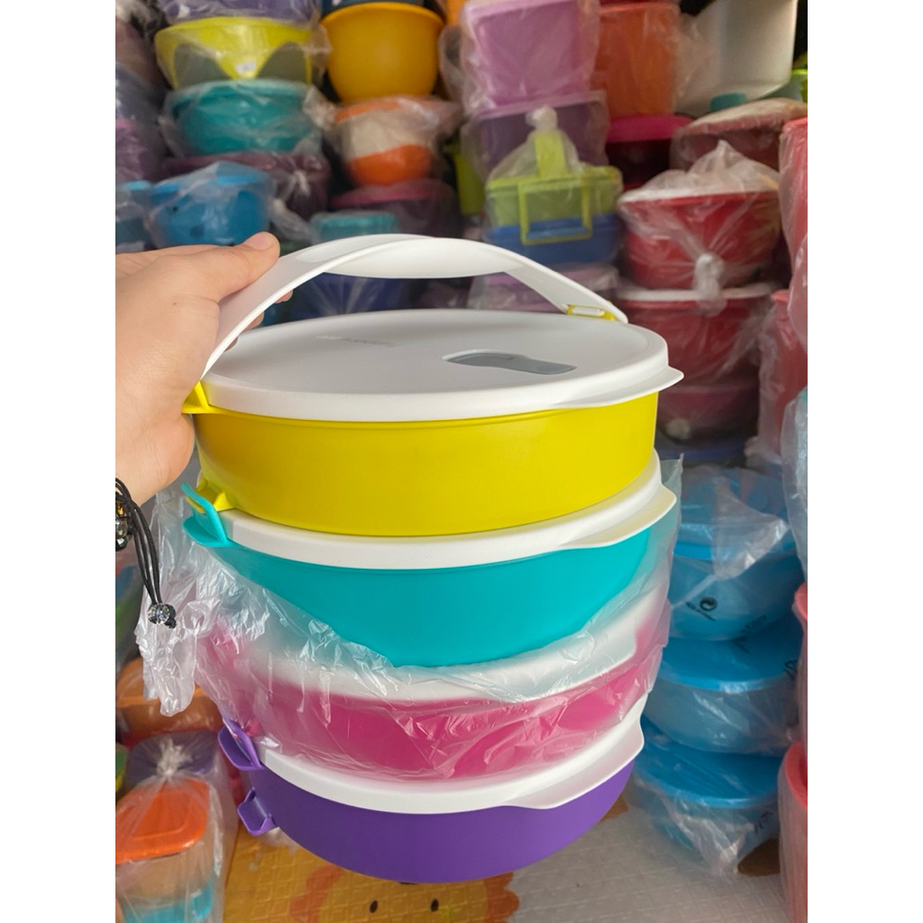 rantang Tupperware 4 susun baru