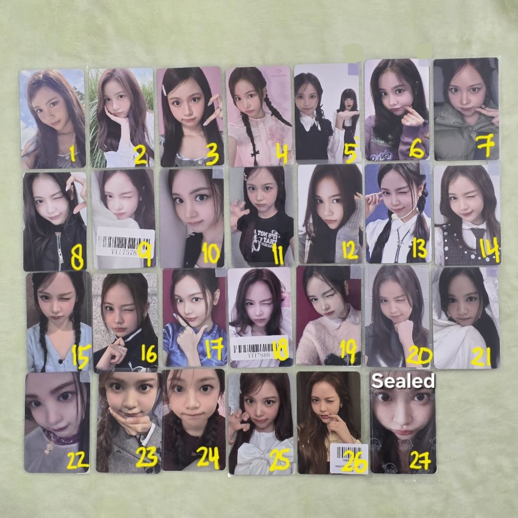 PHOTOCARD OFFICIAL HEARTS2HEARTS CARMEN (H2H)