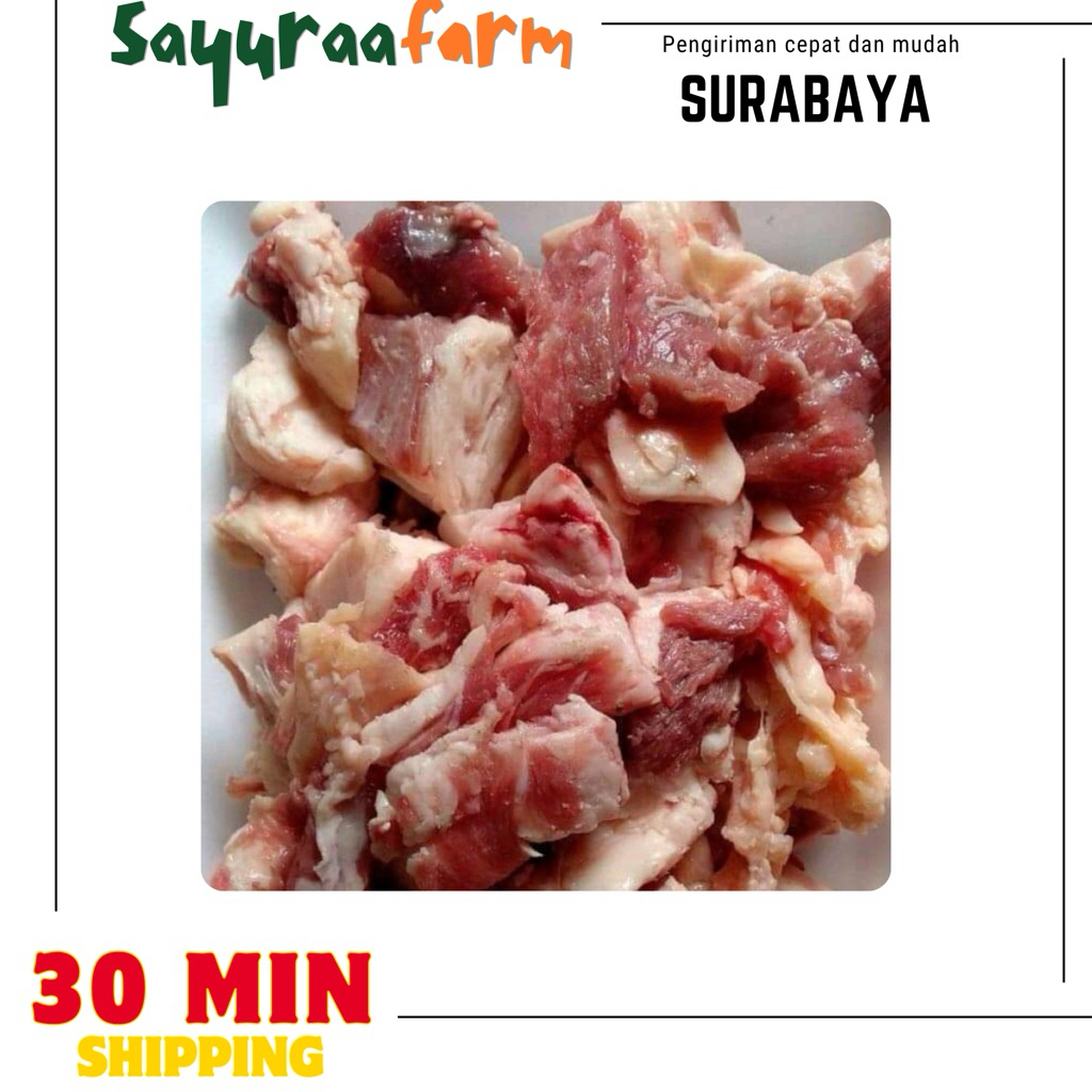 Daging rawon sapi - daging rawon 250gr