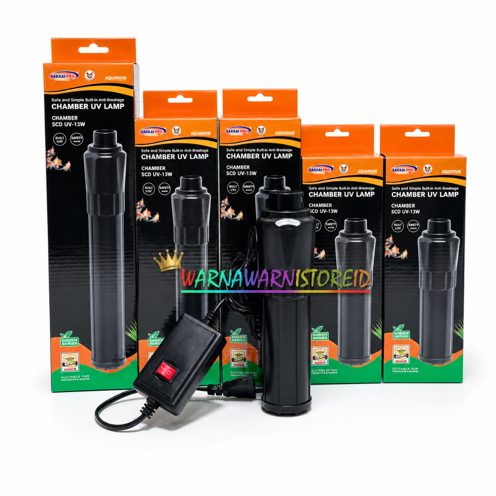 Lampu UV Anti Lumut Sakkai Pro Chamber UV 11 Watt, 13 Watt Lampu Ultraviolet Chamber