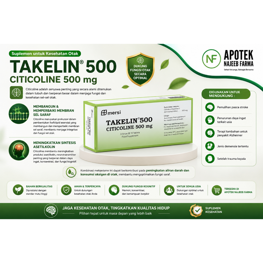 SUPLEMEN KESEHATAN TAKELIN 500 MG THE BEST SELLER