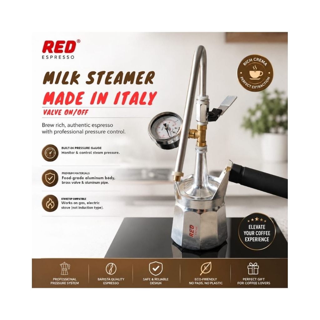 MADE IN ITALY PRODUCT BARU GARANSI AFTER SALES SERVICE PROMO KUAT MURAH HARGA GROSIR REDTECH STEAMER