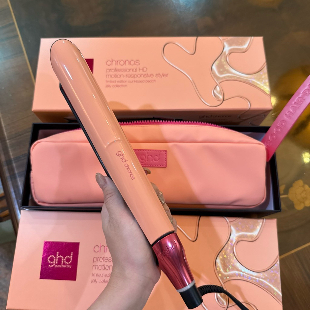 GHD CHRONOS in Sunkissed peach jelly 2026 100% ORI | Catokan GHD straightener
