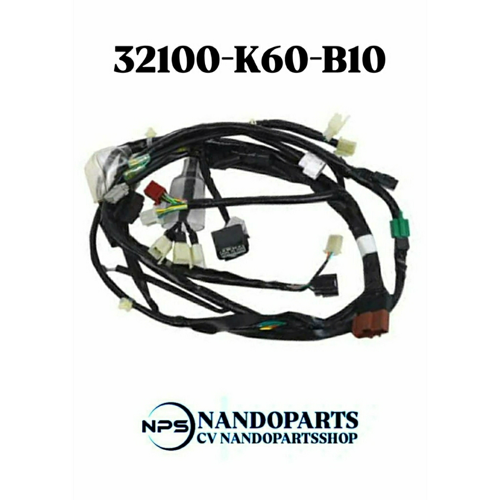 Harness Wire Kabel Body Utama Honda Vario 125 Led Old Iss Idling Stop Original AHM (32100K60B10)
