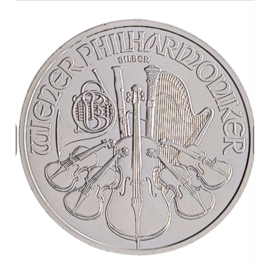1 oz silver philharmonic  perak koin