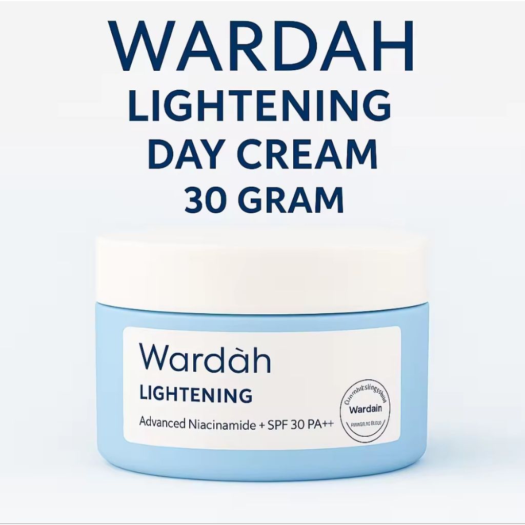 krim siang wardah lightening mecerahkan wajah