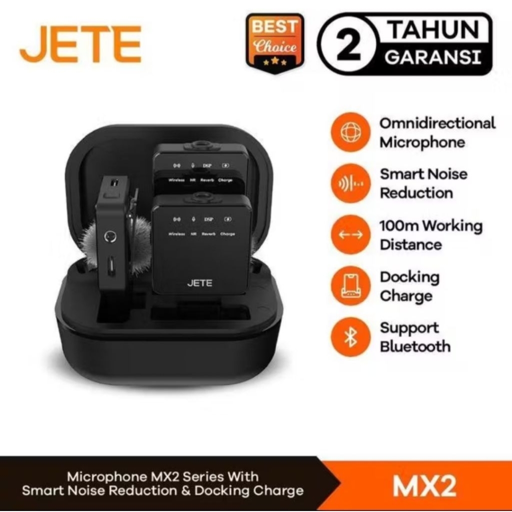 PRELOVED JETE MX 2 MIC KONTEN UNTUK HP DAN KAMERA
