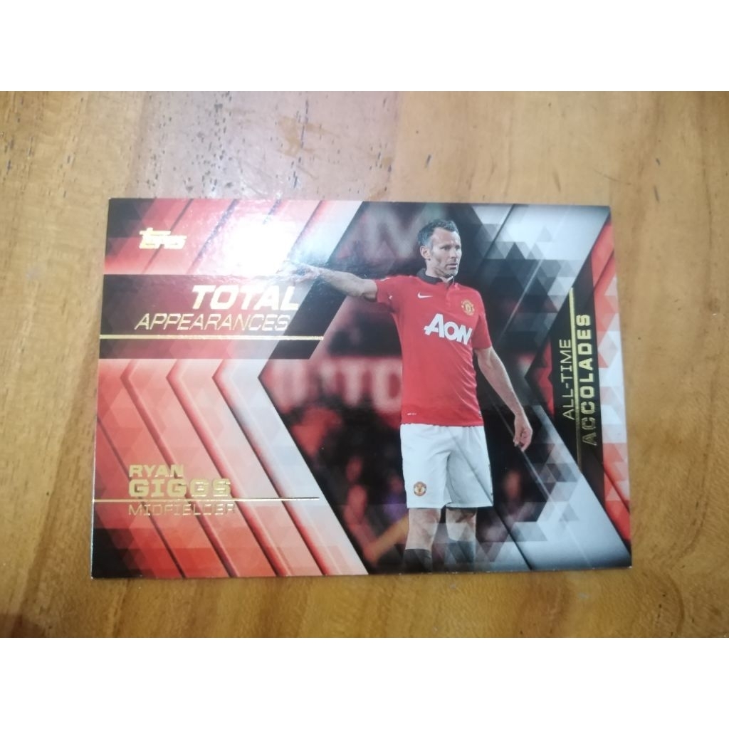 Ryan Giggs Topps Total Apperaces