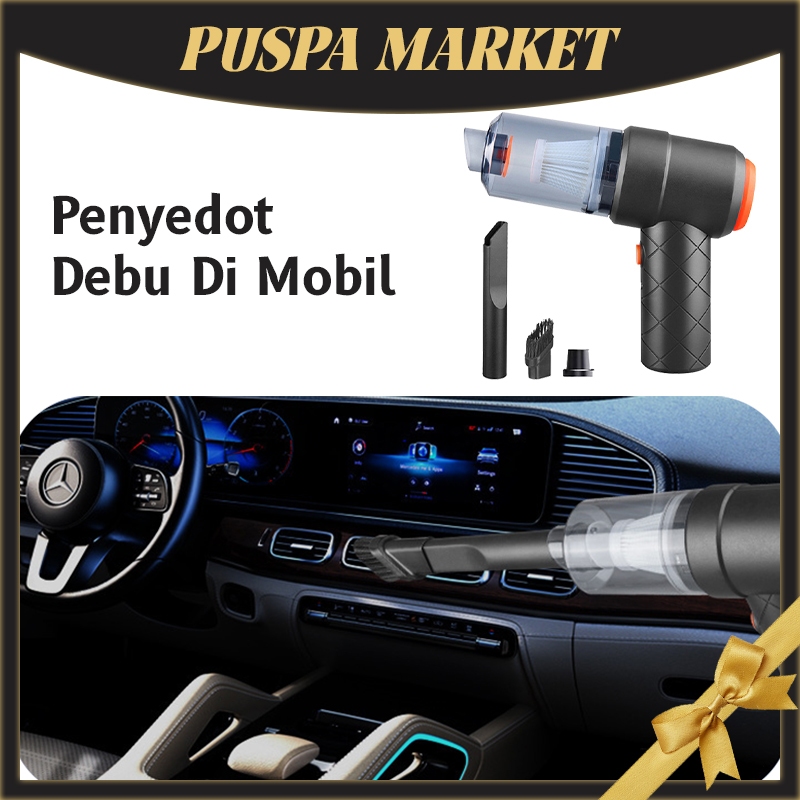 Mini Vacuum Cleaner Wireless Rechargeable – Penyedot Debu Portable Serbaguna Kasur Sofa