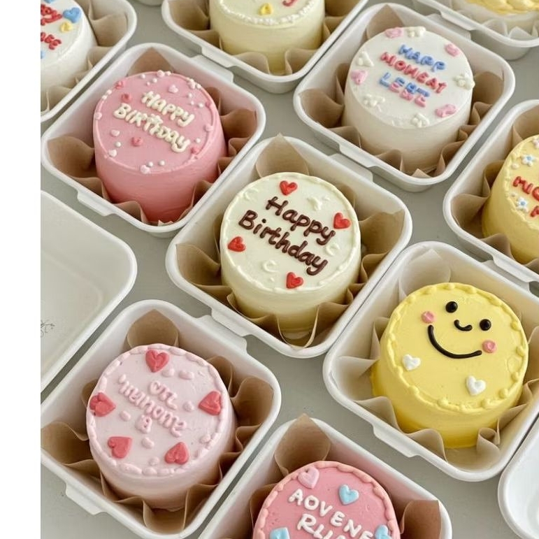 [ CAKE TO GO READY ] KOREAN LUNCH CAKE KOREAN BENTO CAKE MINI KOREAN CAKE