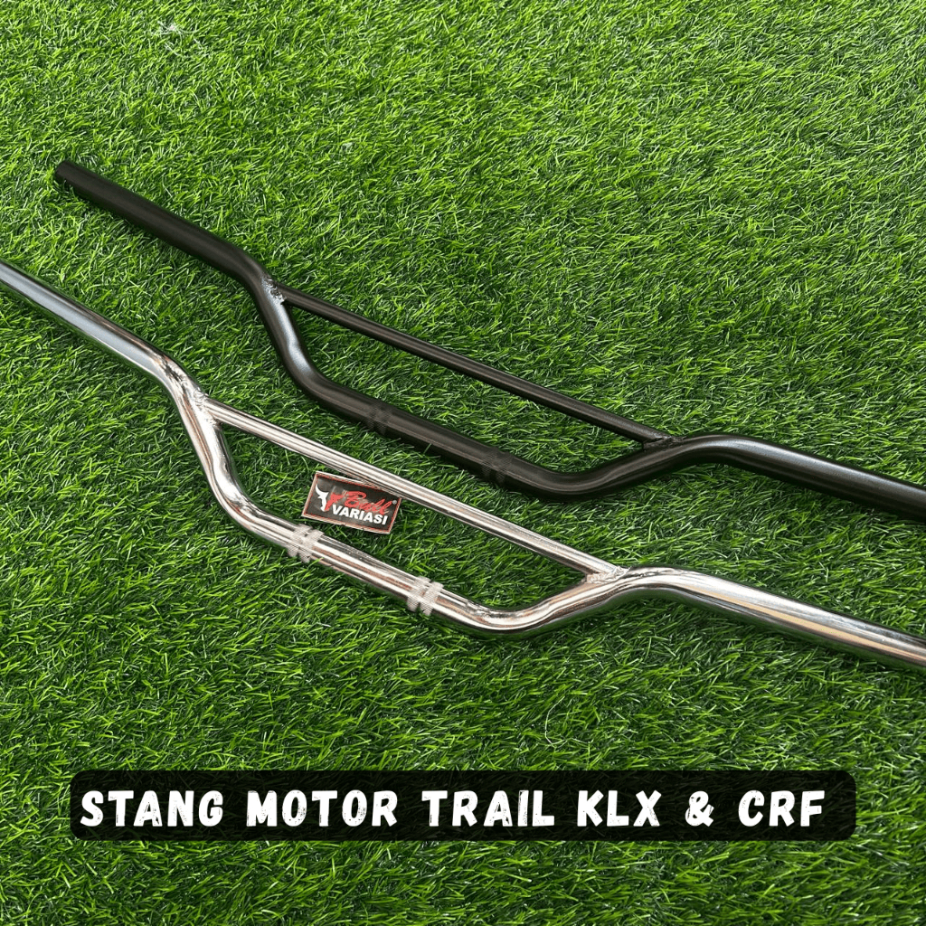 STANG STIR MOTOR HONDA CRF 150L KLX FINISHING CAT POWDER COATING DAN CHROME SETANG TRAIL CRF 150L MO