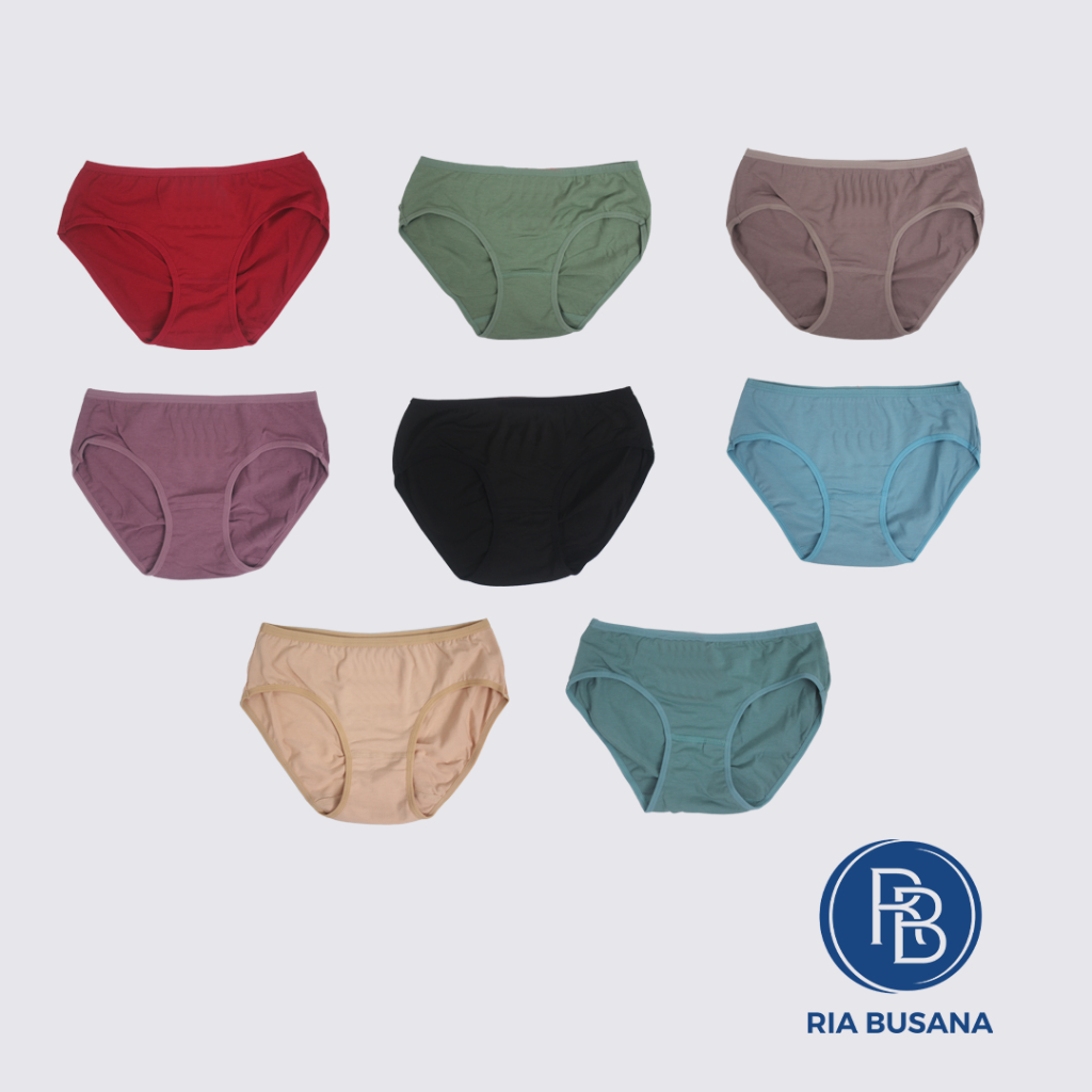 Ria Busana - Golden Nick - Celana Dalam Wanita Mini Polos Katun Art. CD-127