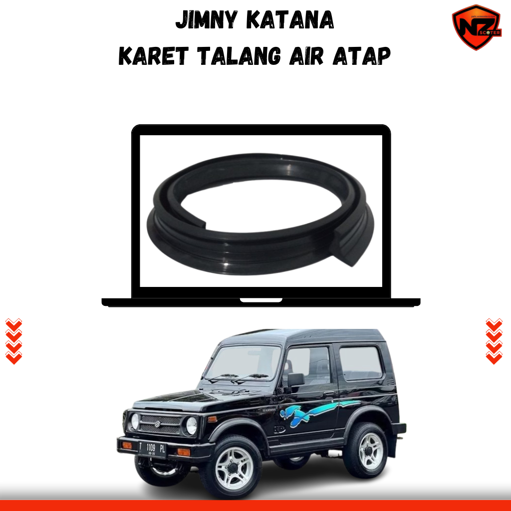 Karet Talang Air Atap Mobil Jimny Katana Berkualitas