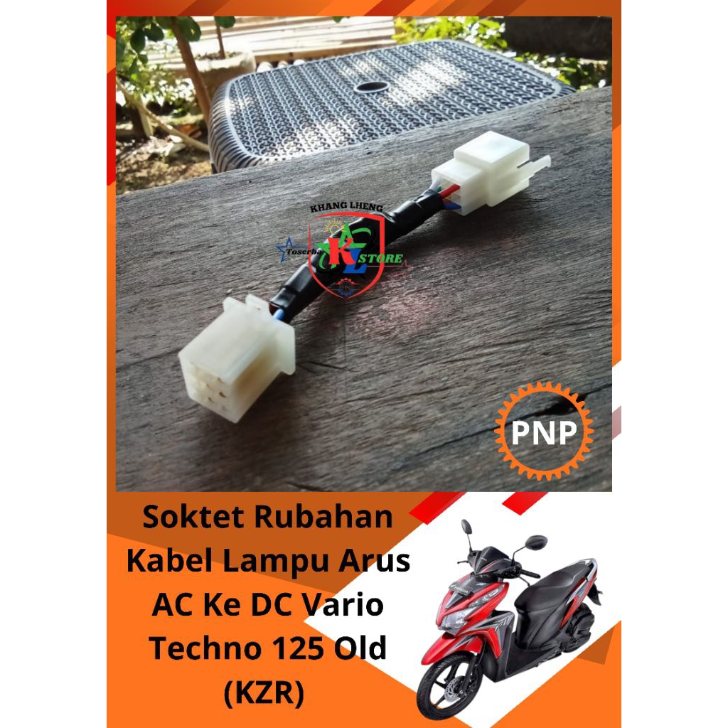 Soket Rubahan Pin 9 Arus AC Ke DC Headlamp Vario 125 Old (KZR)