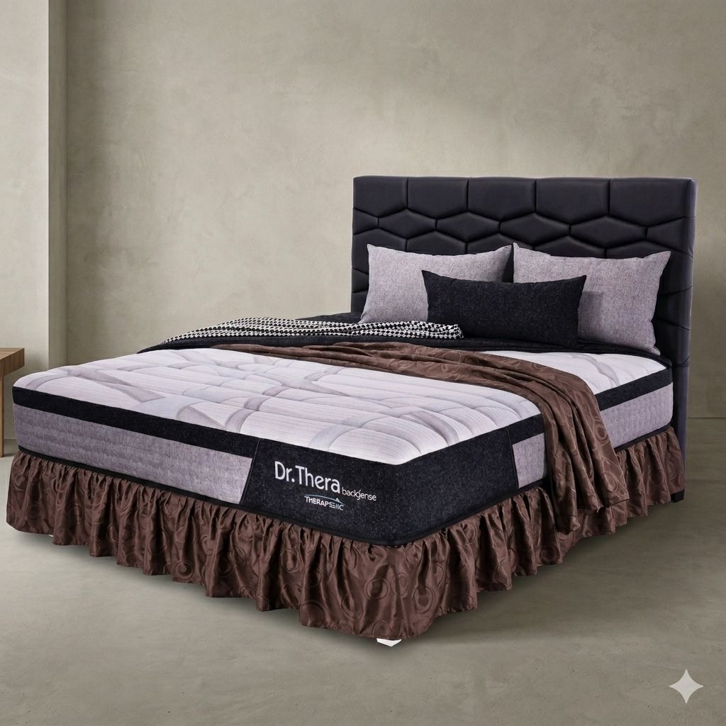 Sprei Rumbai Dark Brown 160x200 P3 Rumbai tinggi 30 cm (Untuk bagian bawah kasur)
