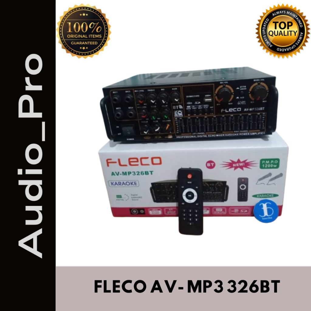 Power Amplifier Fleco AV-MP326BT Amplifier Bluetooth Av - Mp326BT | AVMP326BT