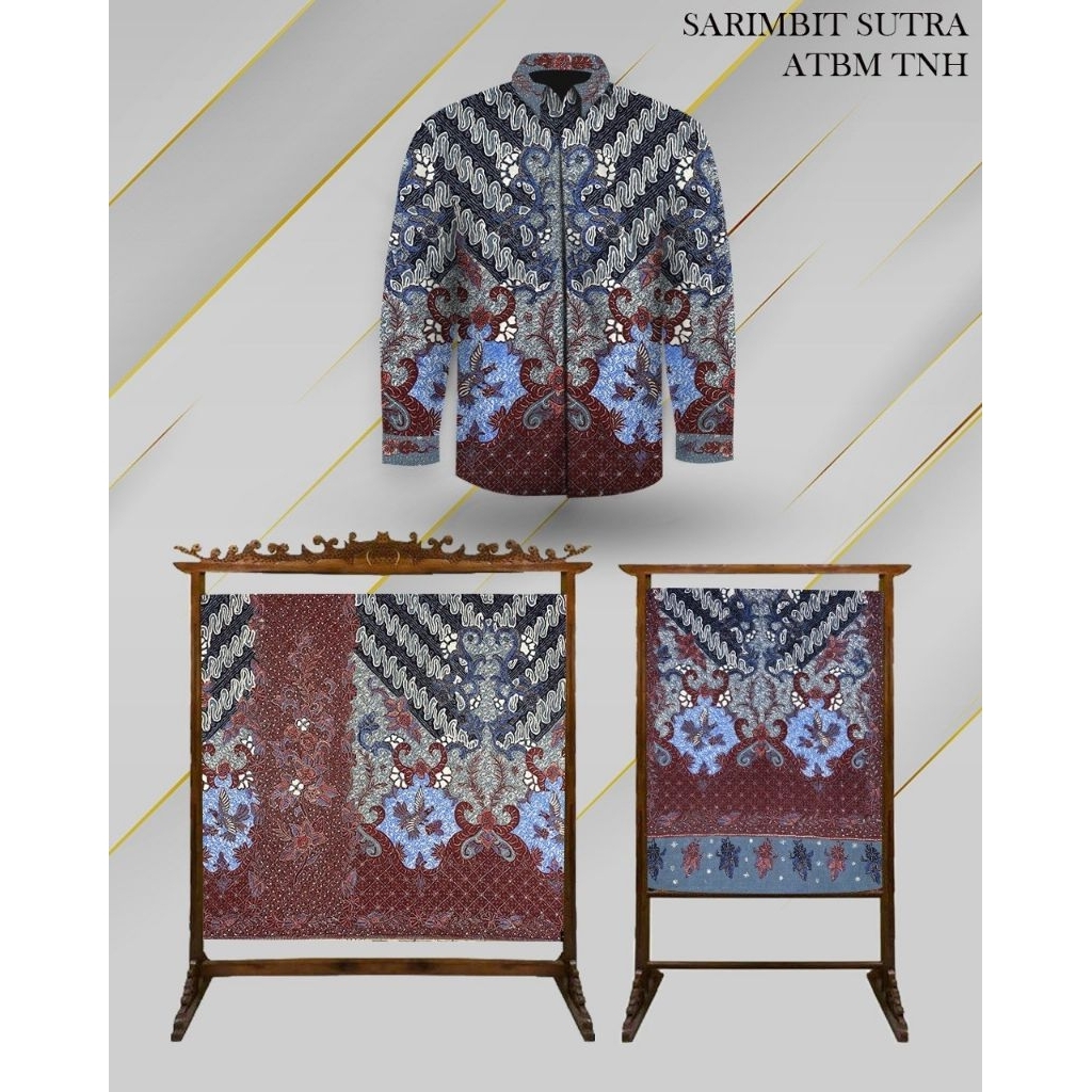 kain batik tulis pria wanita tanahan sutera atbm batik tulis couple