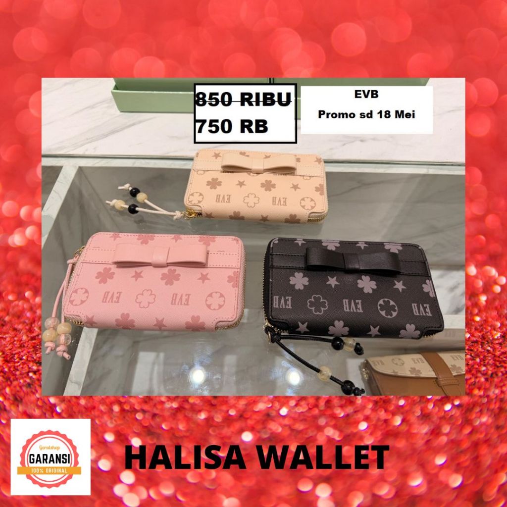 Dompet EVB wanita SALE wallet seri ODINE 100% ORIGINAL STORE