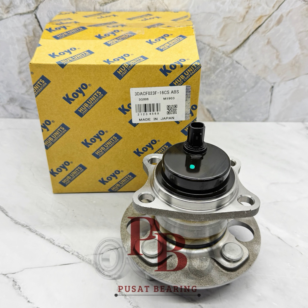 BEARING RODA BELAKANG CALYA SIGRA SENSOR ABS 3DACF023F-16CS KOYO